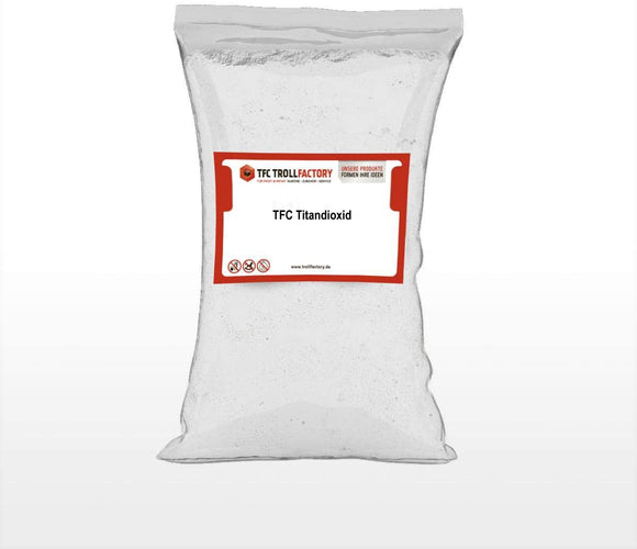Polyment Titandioxid I Titanweiß I Oxidweiß I Weißpigmente zum Einfärben von Farben, Kunststoffen, Beton, Estrich, Putz, Epoxidharz I