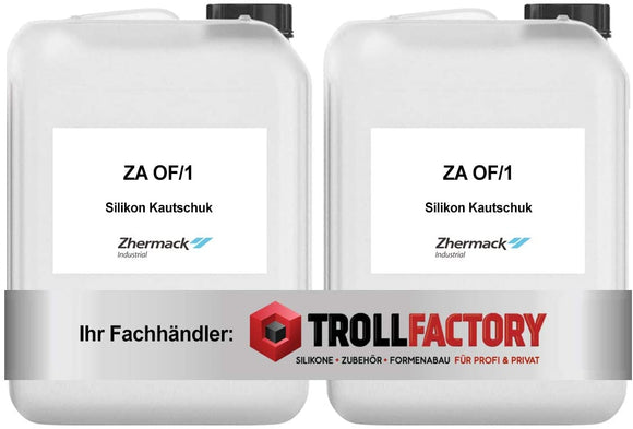 Zhermack Silikon Kautschuk ZA OF1 Verguss transluzent gelartig