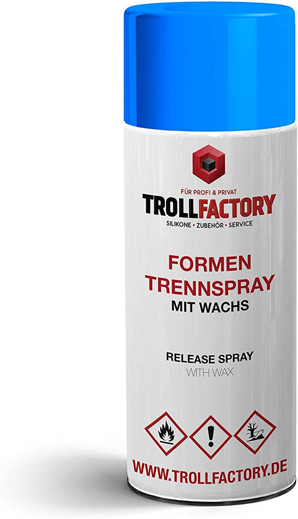 Polyment TFC Formen Trennspray mit Wachs für Epoxid Giessharz, Polyesterharz, PMMA und Polyurethane | silikonfrei | 400ml