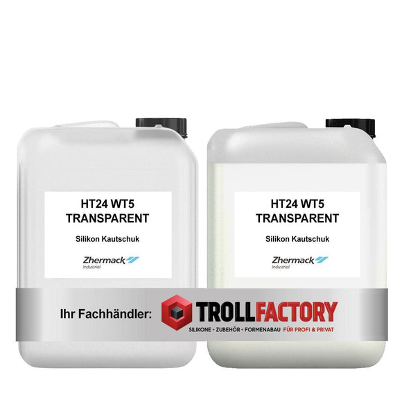 ZHERMACK SILICONE RUBBER HT24 WT5 TRANSPARENT SHORE 24 10KG