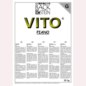 VITO ® PIANO Feinbeton, grau ( Ersatzartikel Schmuckbeton )